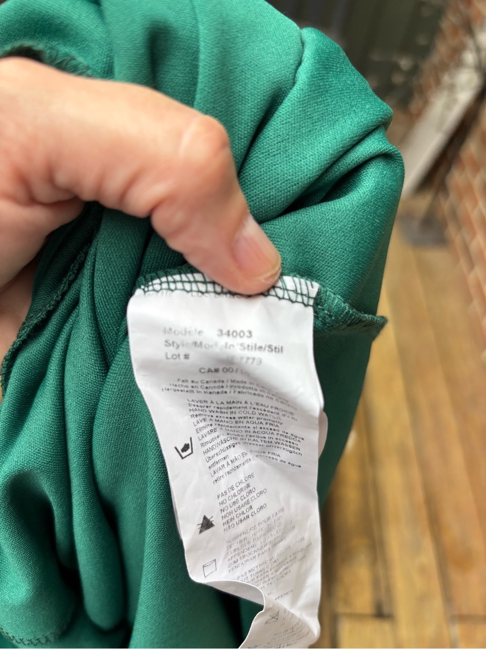 Joseph Ribkoff Emerald Green Faux Wrap Dress Size 16 Canada Elegant Cocktail - Picture 6 of 7